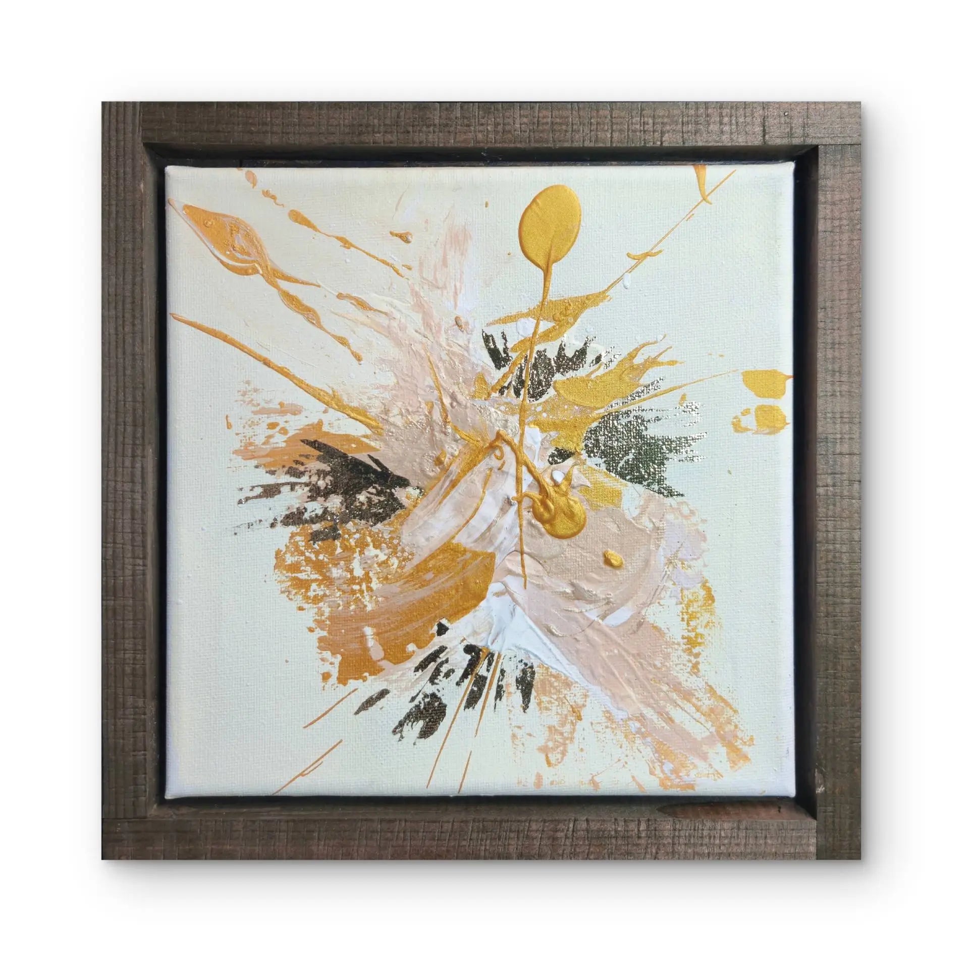 "Little Spark" I Original Kunstwerk I Acryl auf Leinwand I 20 x 20 cm