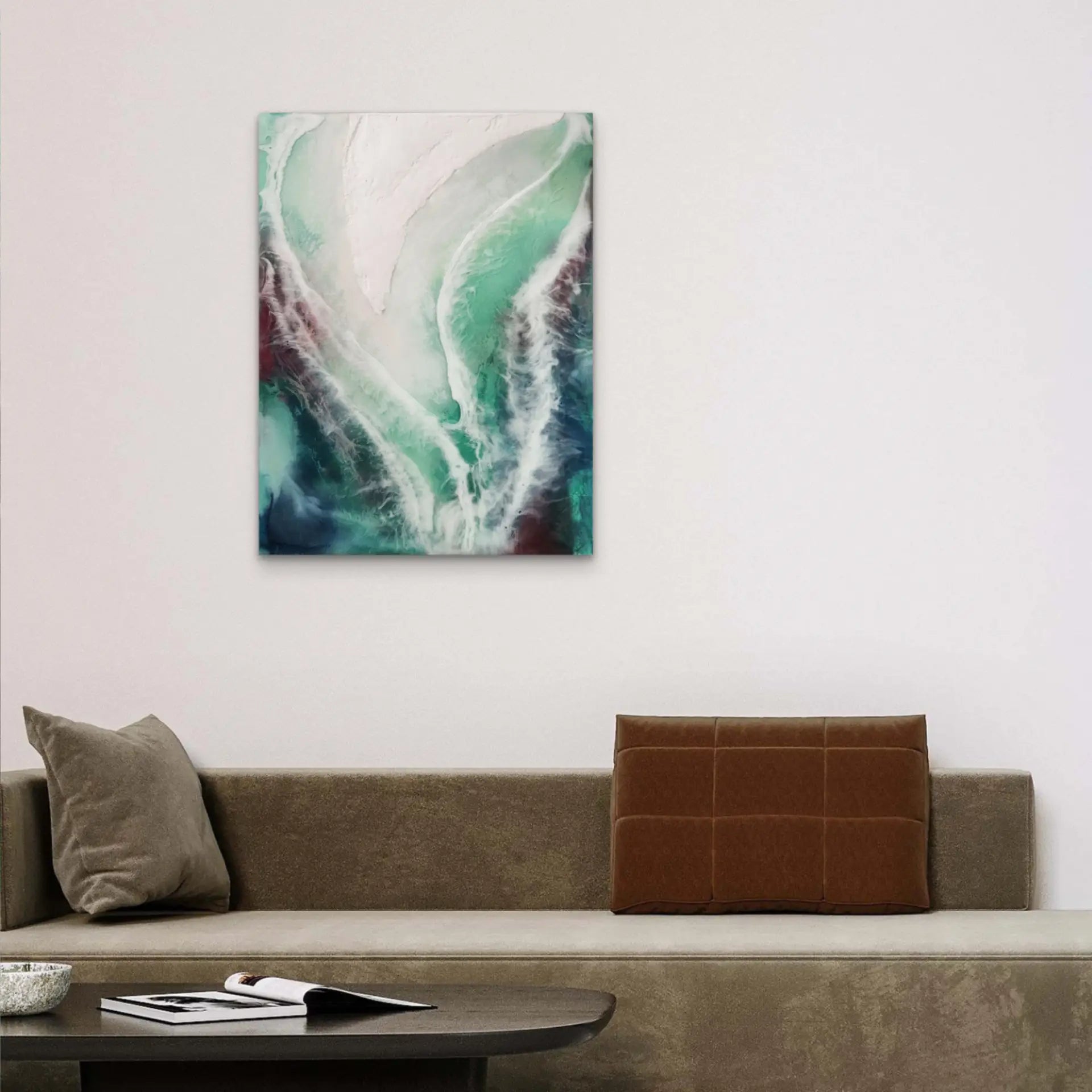 "Ungebrochen" I Original Kunstwerk I Epoxidharz auf Holz I 34 x 45 cm