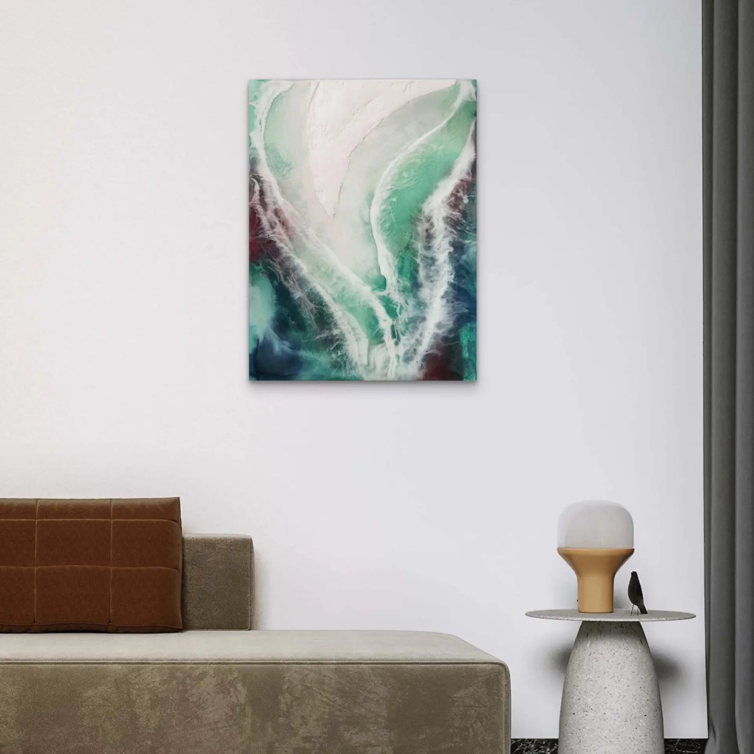 "Ungebrochen" I Original Kunstwerk I Epoxidharz auf Holz I 34 x 45 cm