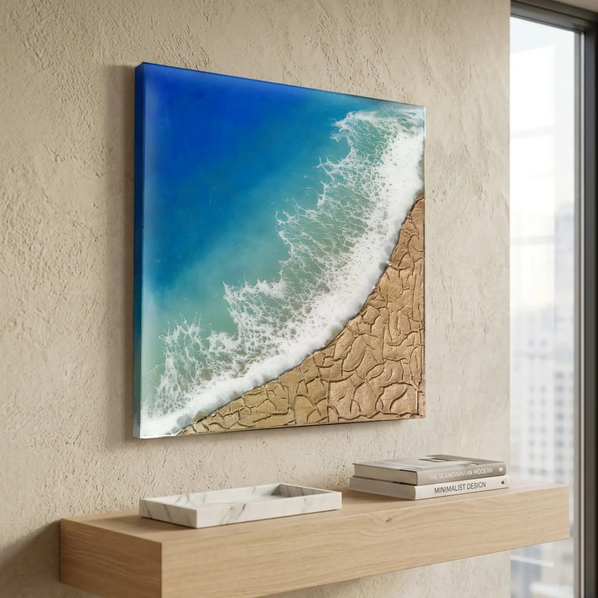 "Breaking in Brightness" I Premium-Leinwand I Galeriedruck