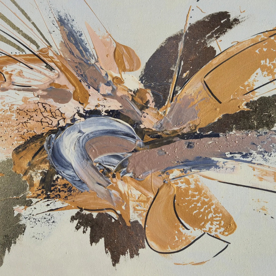 "Inner Wealth" I Original Kunstwerk I Acryl auf Leinwand I 40 x 60 cm