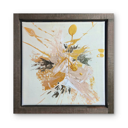 "Little Spark" I Original Kunstwerk I Acryl auf Leinwand I 20 x 20 cm