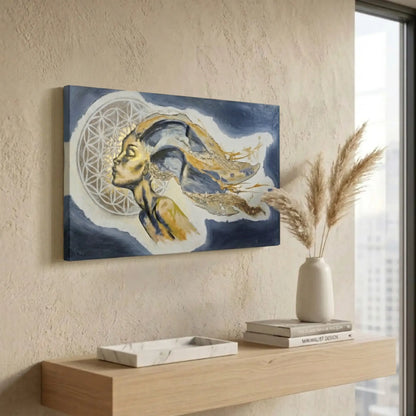 "Seelentor" I Original Kunstwerk I Acryl auf Holz I 78 x 40 cm