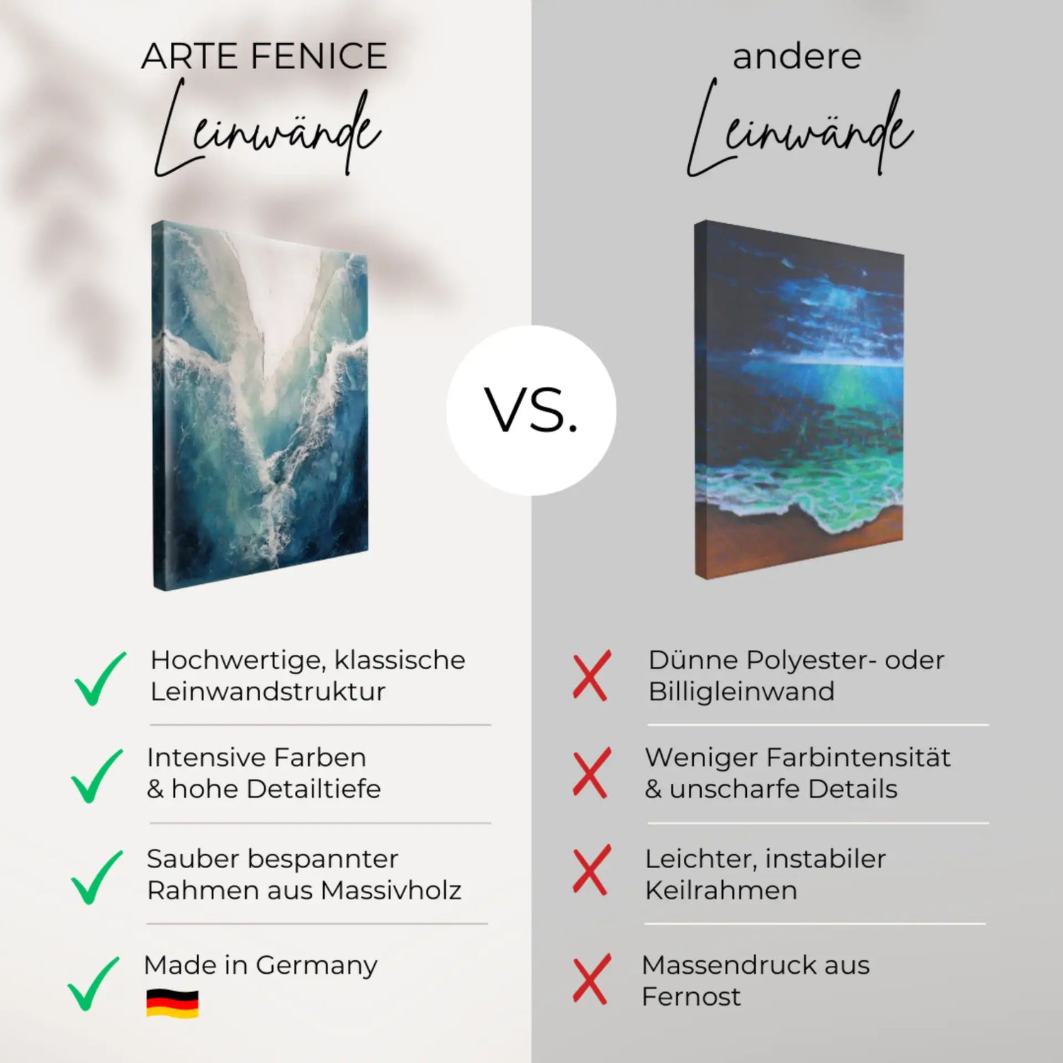 "Perfection in Chaos" I Premium-Leinwand I Galeriedruck